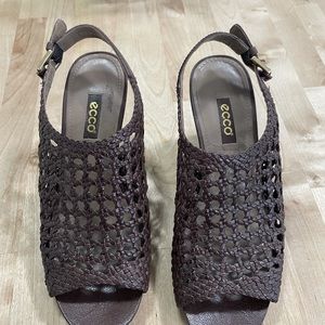 Ecco wedge sandals. Only worn a few times.